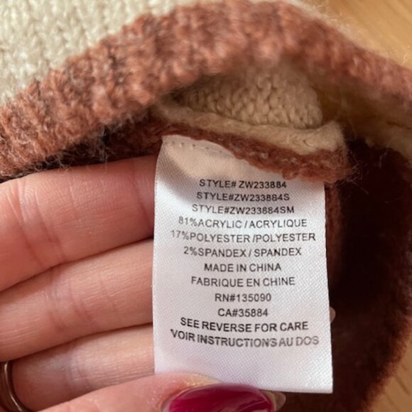 Z Supply Rosi Blocked Sweater in Penny Size Small - Picture 5 of 5